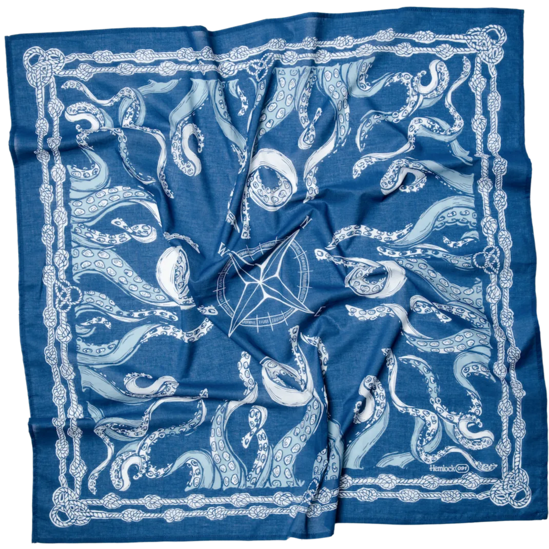 34" Wild Rag Nautilus Bandana