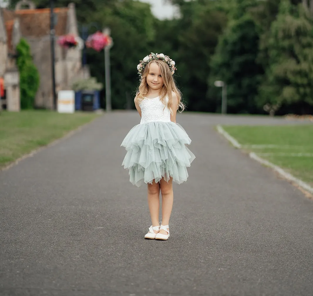 Baby Boho Dreams Dress - Pistachio