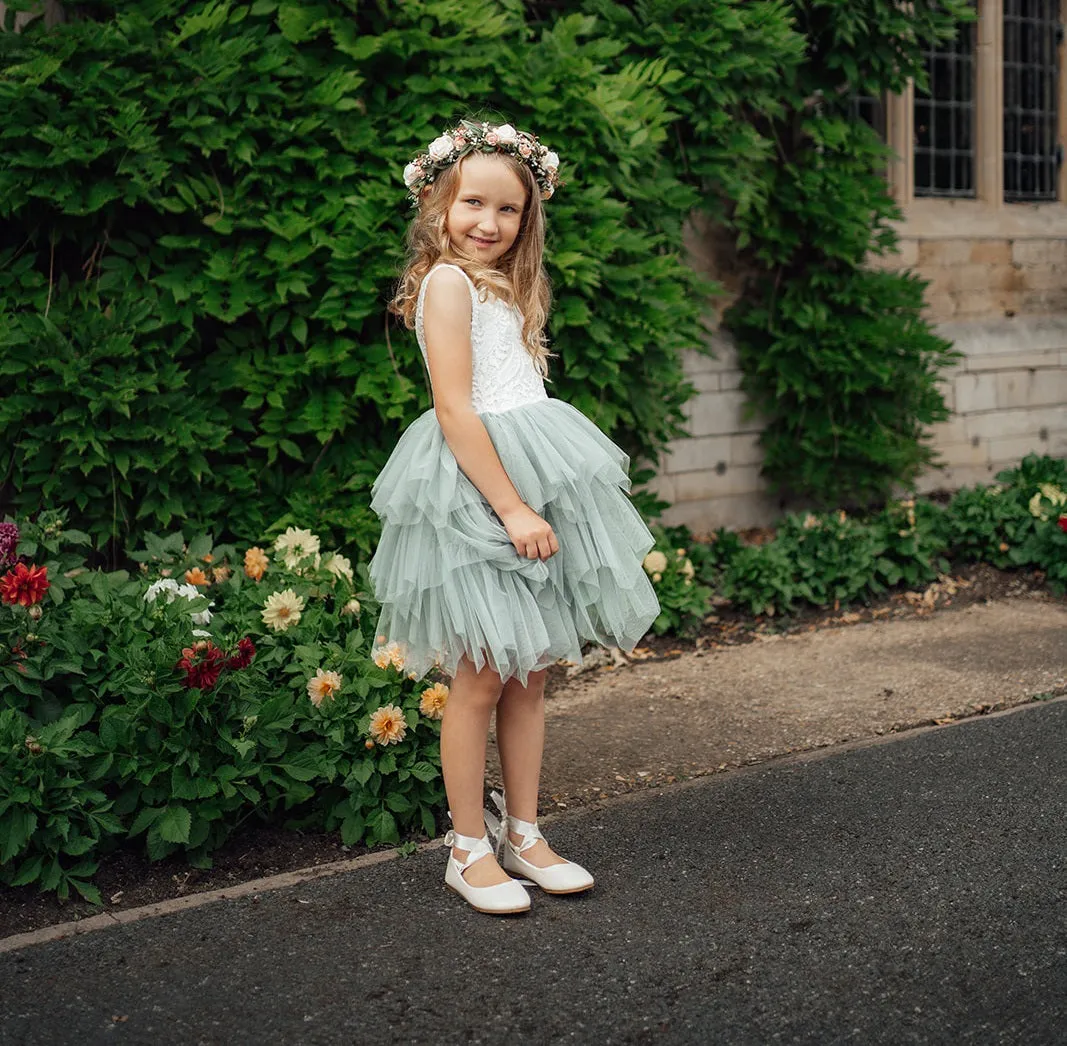 Baby Boho Dreams Dress - Pistachio