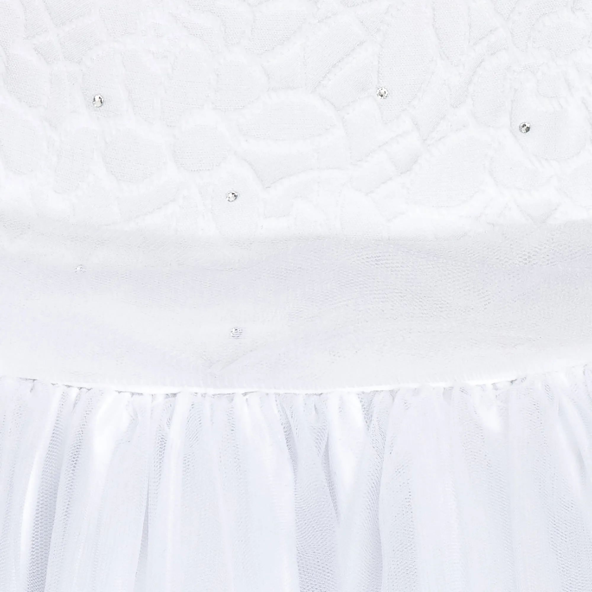 Baby Isabella Flower Dress - White