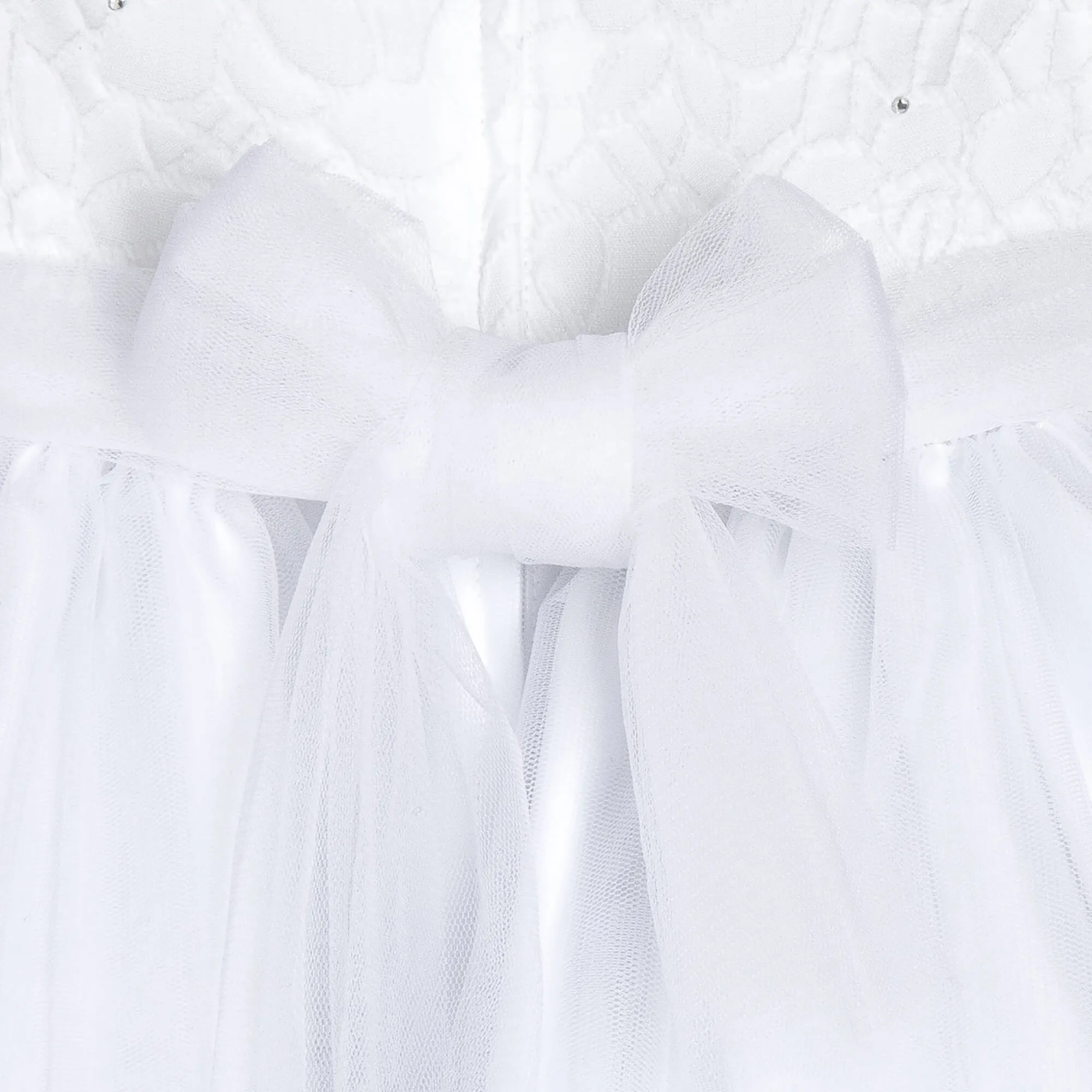 Baby Isabella Flower Dress - White