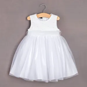 Baby Isabella Flower Dress - White