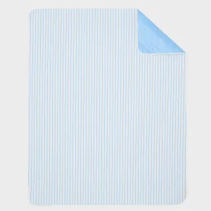 Beach and Picnic Blanket | Le Weekend Mid Blue-Cream