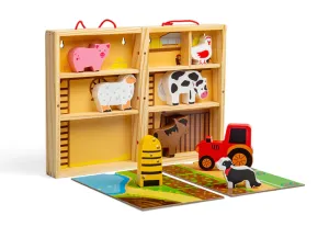 Bigjigs Farm Portable Play box