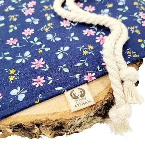 Blue Blooms Bandana