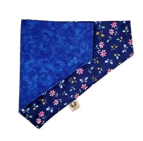 Blue Blooms Bandana