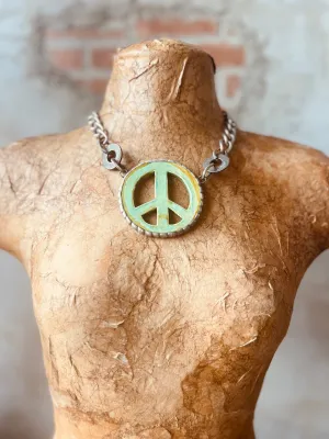 Chain Of Peace Necklace - Pottery