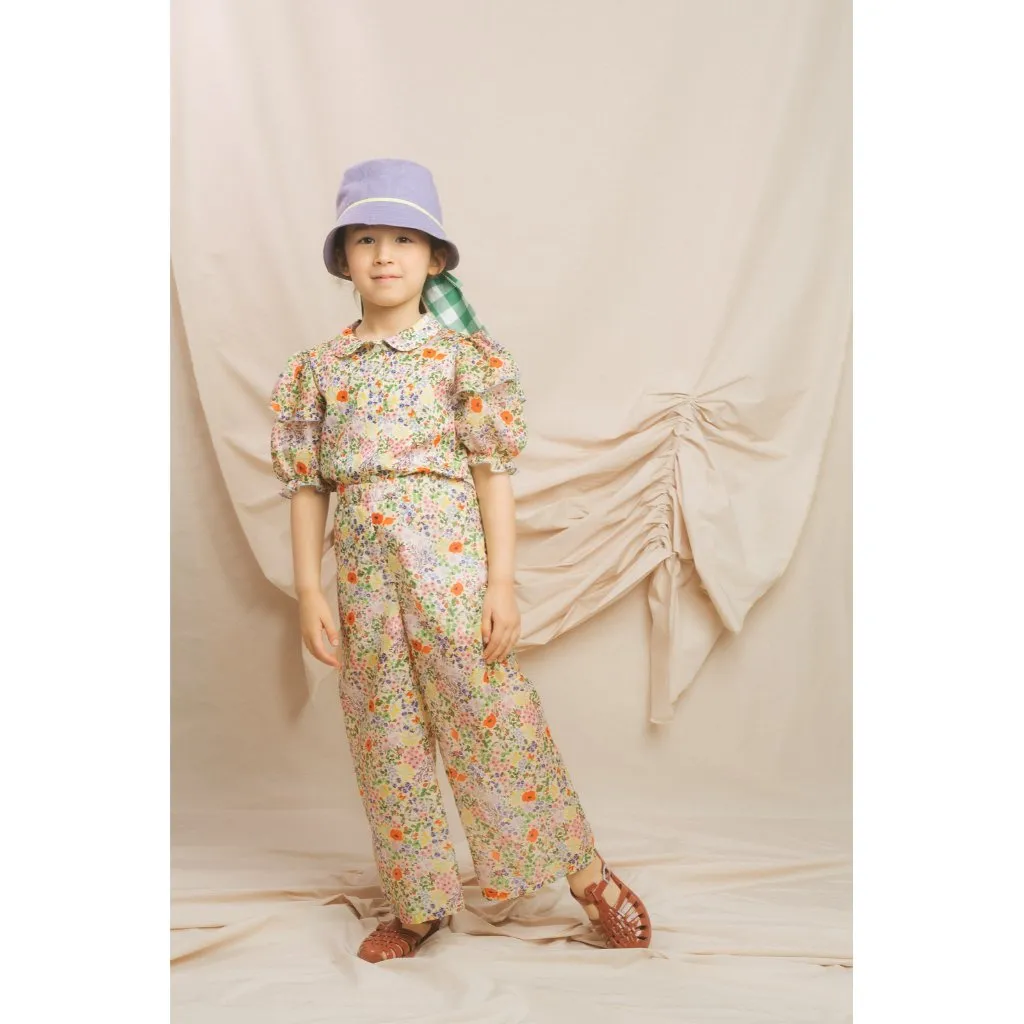 Chiffon Pants Meadow Multicolor