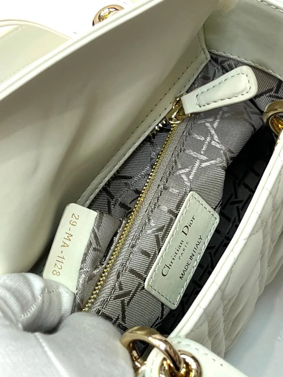 Christian Dior LADY DIOR MY ABCDior white