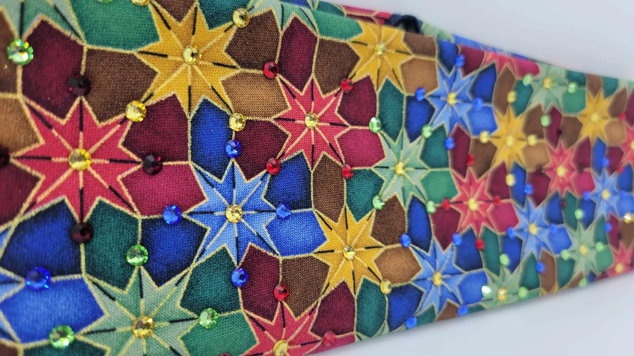 Colorful Mosaic with Multiple Colors of Austrian Crystals (Sku6249)