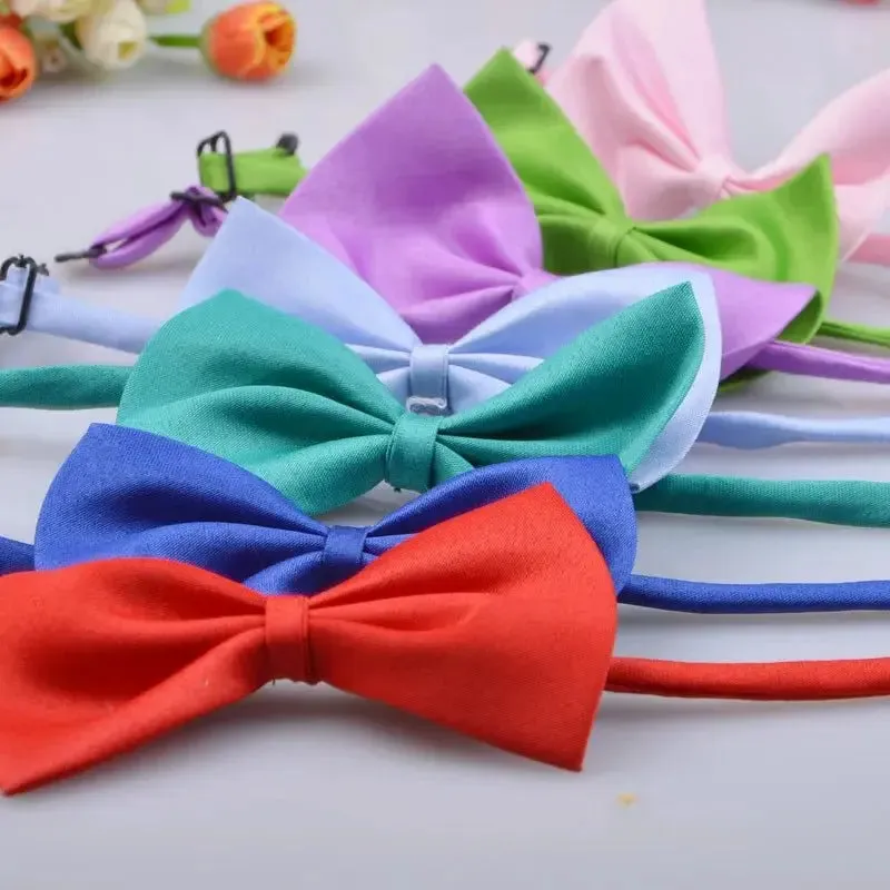 Colorful Pet Bow Tie Set - 10pc set