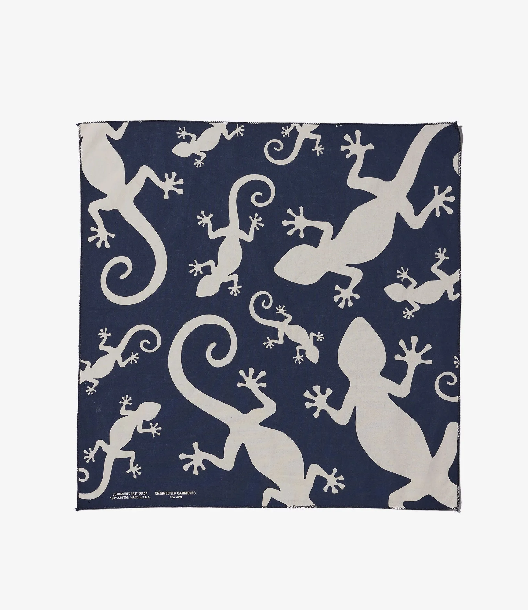 Cotton Bandana – Gecko Print