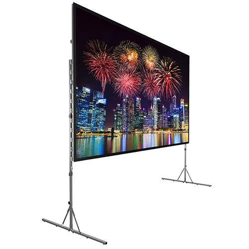 Da-Lite Fast-Fold Deluxe Portable Folding Frame 163" Diag. 16:10 Da-Tex w/ No Case, No Legs
