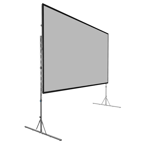 Da-Lite Fast-Fold Deluxe Portable Folding Frame w/ Black Frame 141" Diag. 4:3 Da-Tex w/ No Case, No Legs