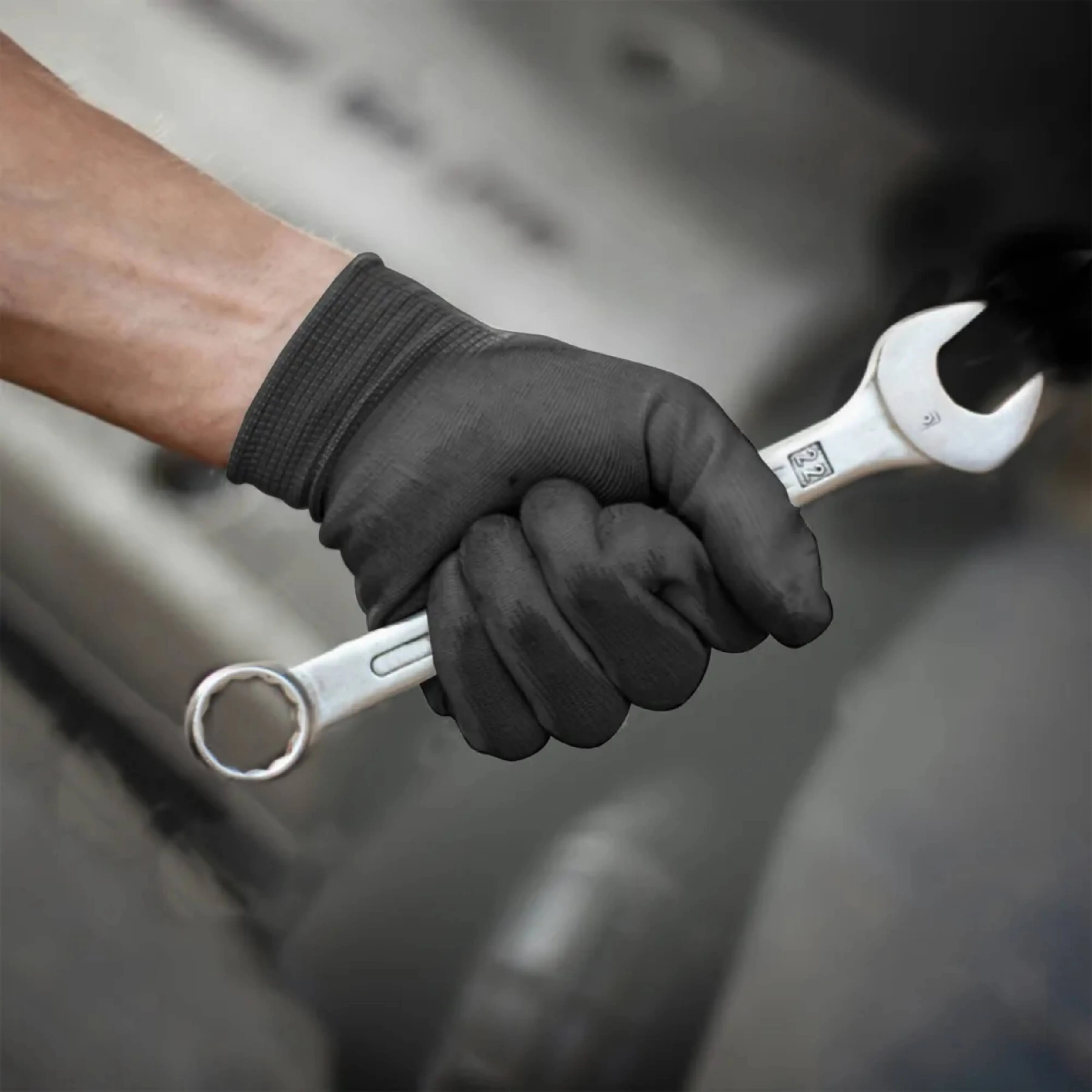 DEKTON Size 9/L Mechanics Latex Foam Gloves
