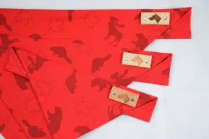 Dog Bandana - Canadian Icons Canada Day Cotton Dog Scarf