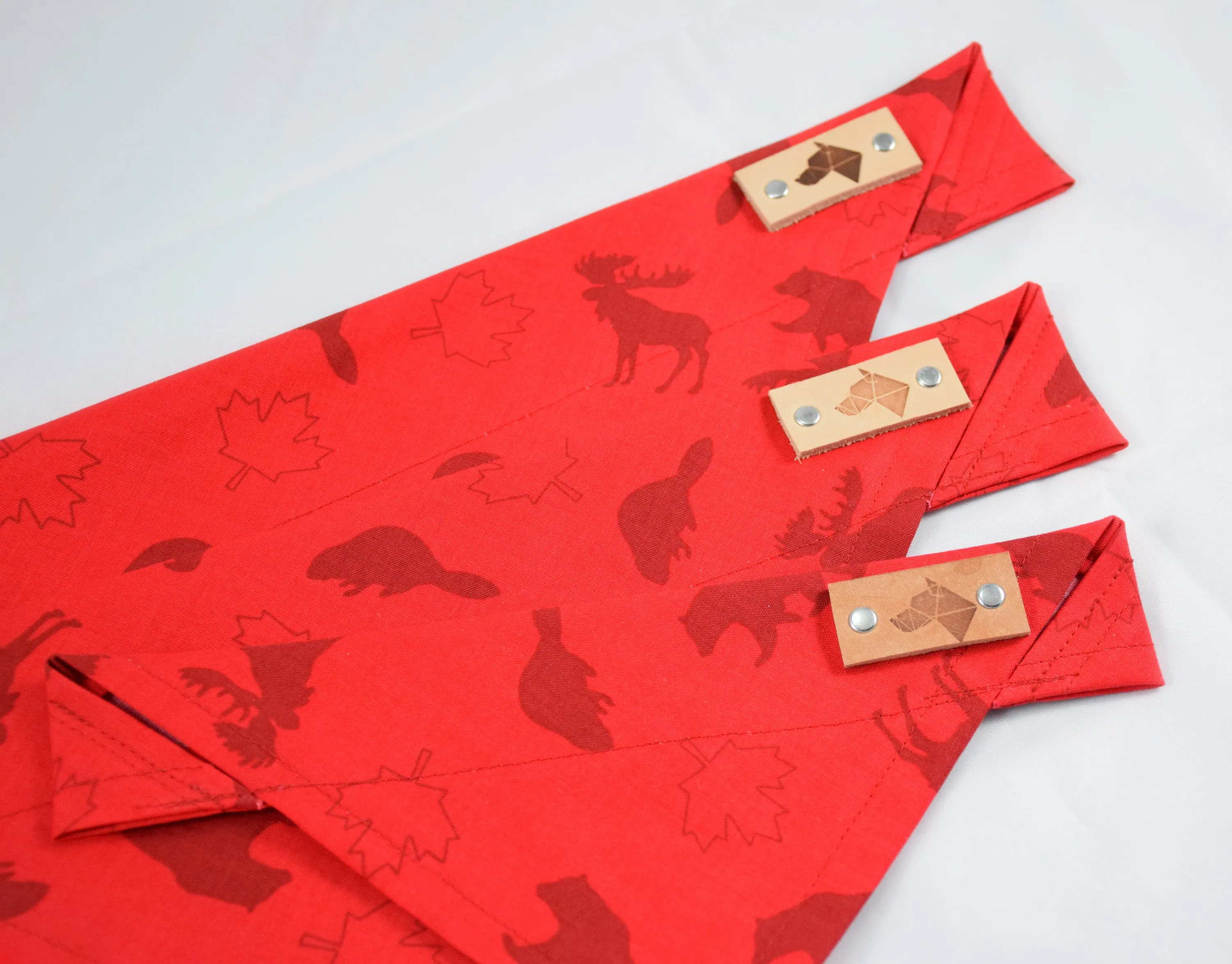 Dog Bandana - Canadian Icons Canada Day Cotton Dog Scarf