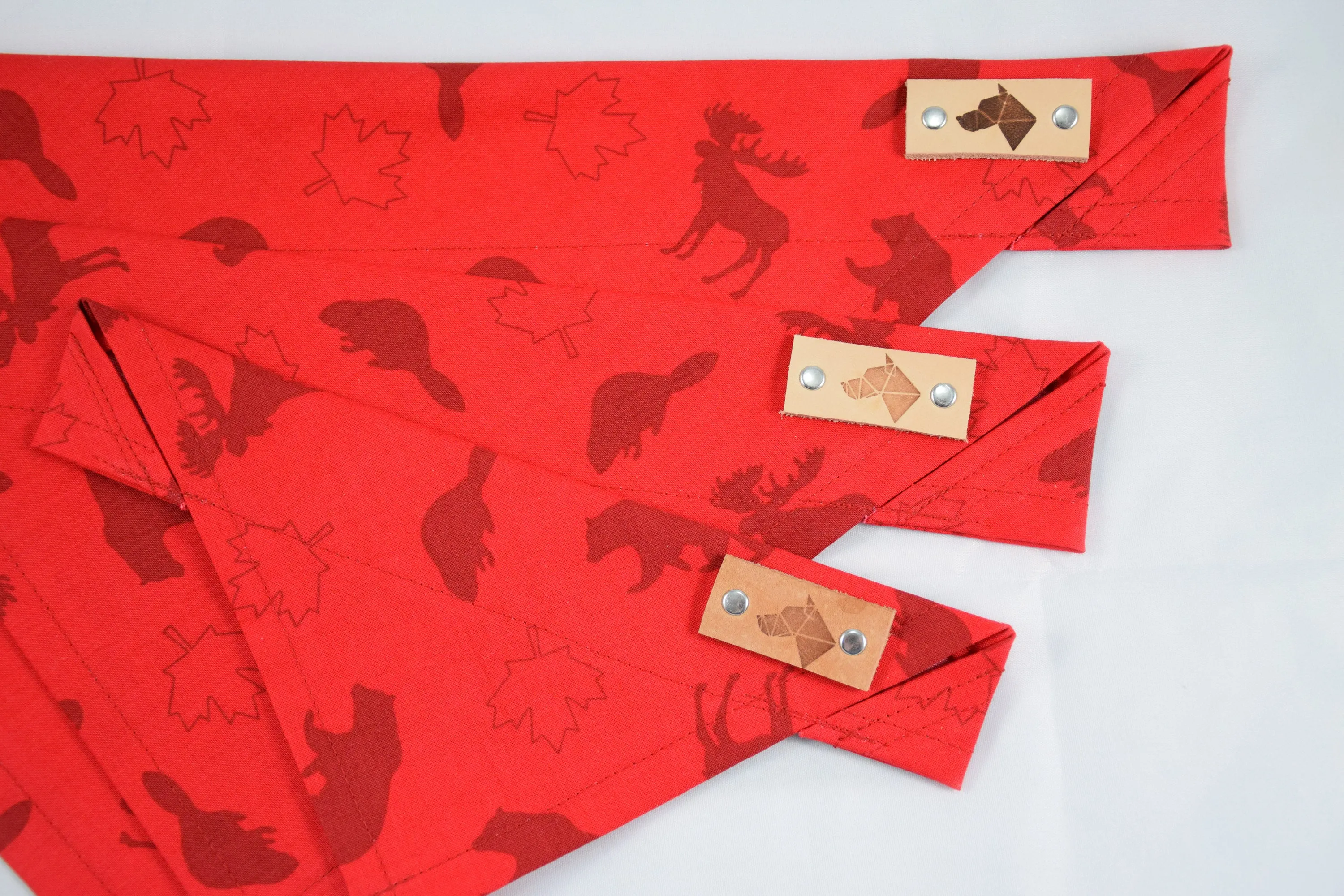 Dog Bandana - Canadian Icons Canada Day Cotton Dog Scarf