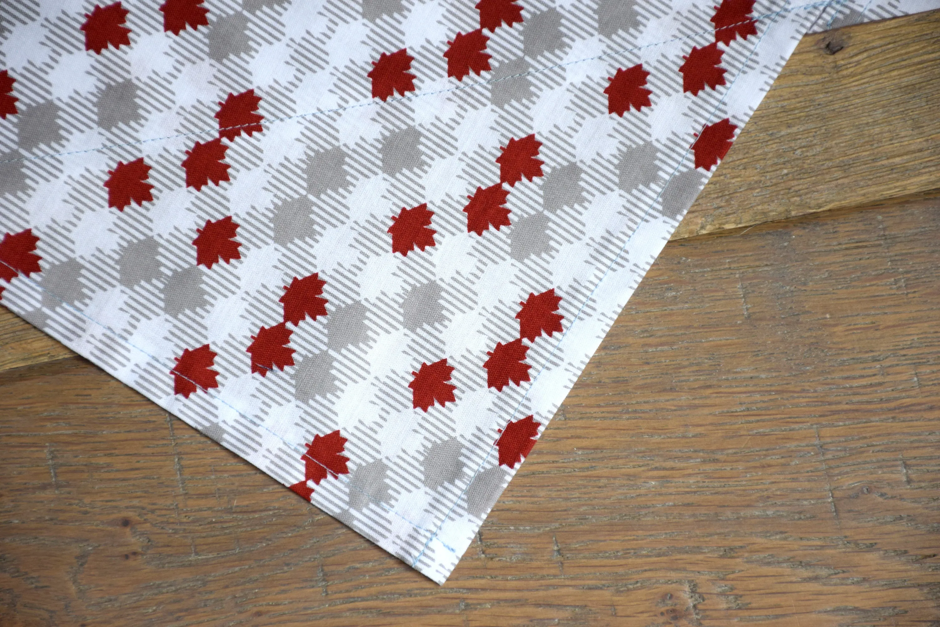 Dog Bandana - Maple Leaf Cotton Dog Scarf