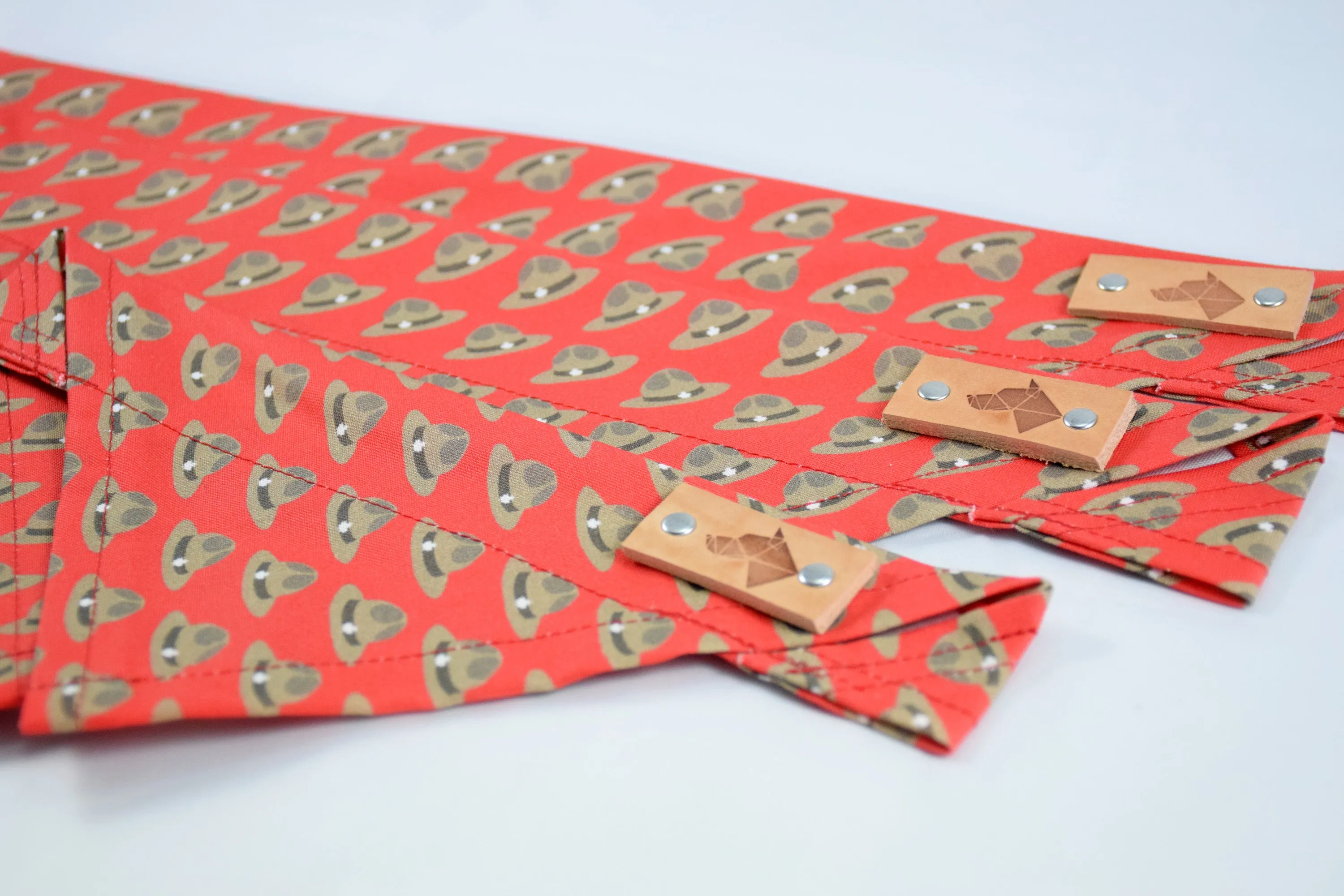 Dog Bandana - Mounties Canada Day Cotton Dog Scarf