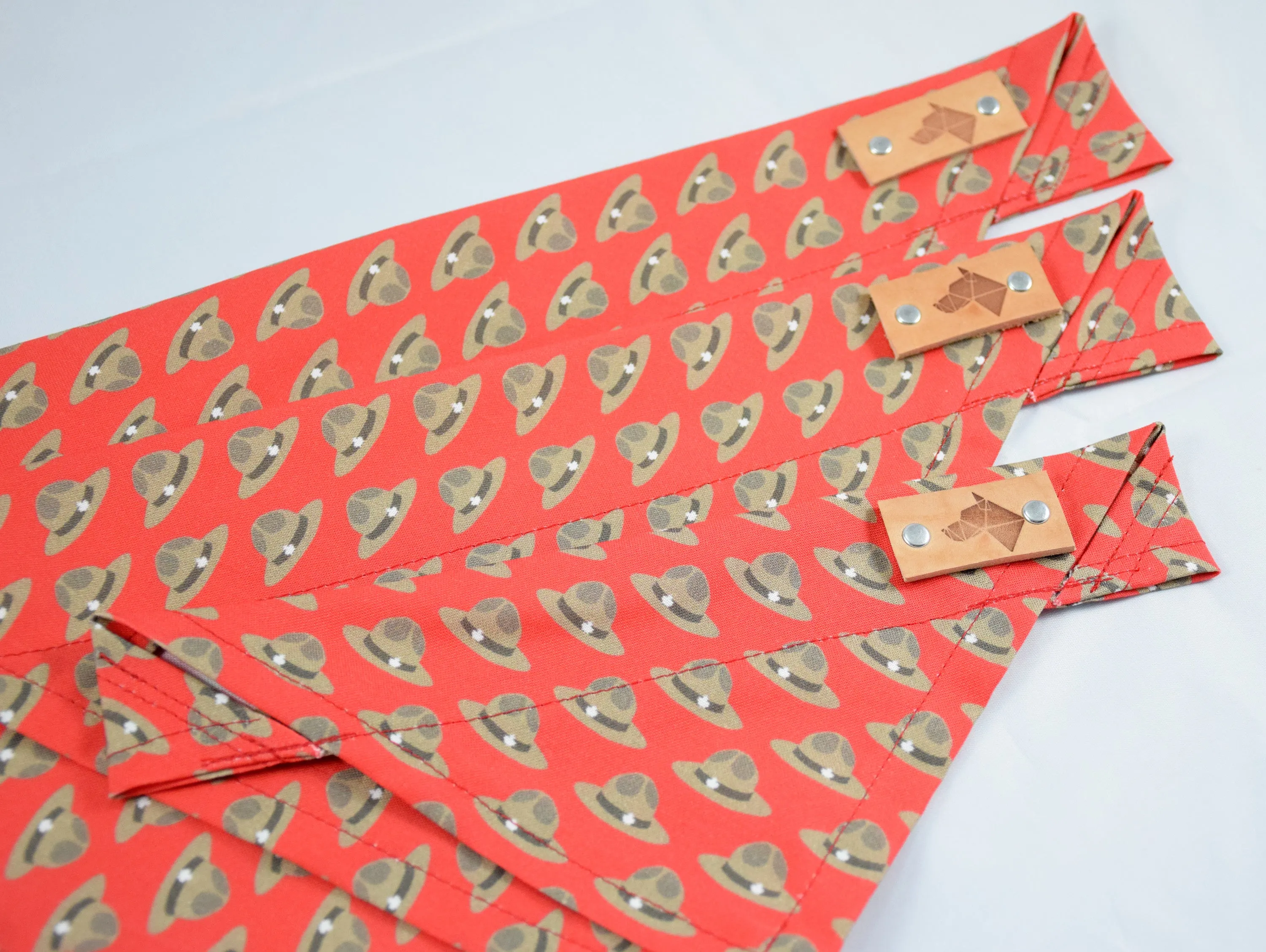 Dog Bandana - Mounties Canada Day Cotton Dog Scarf