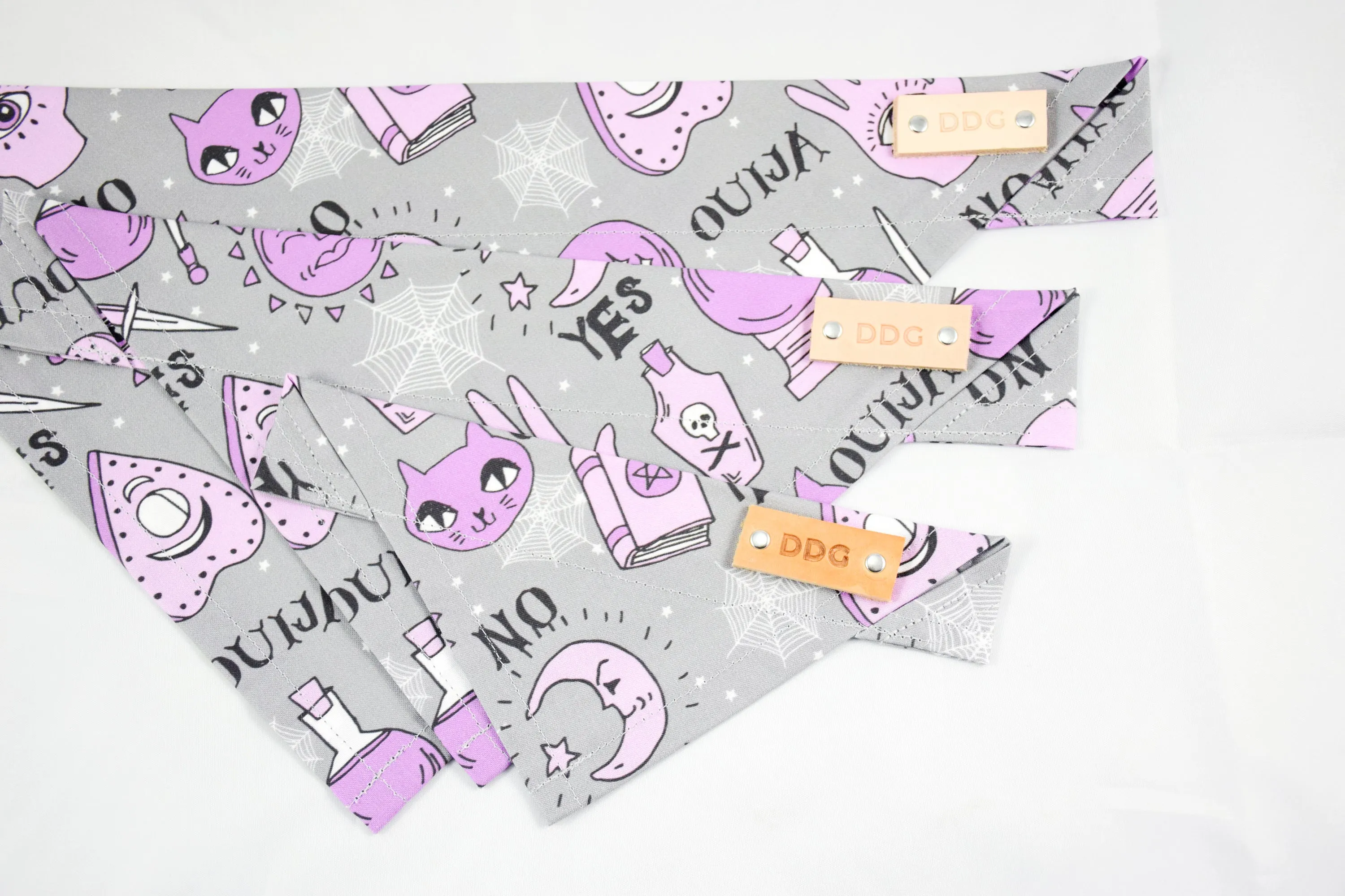 Dog Bandana - Seance Halloween Cotton Dog Scarf