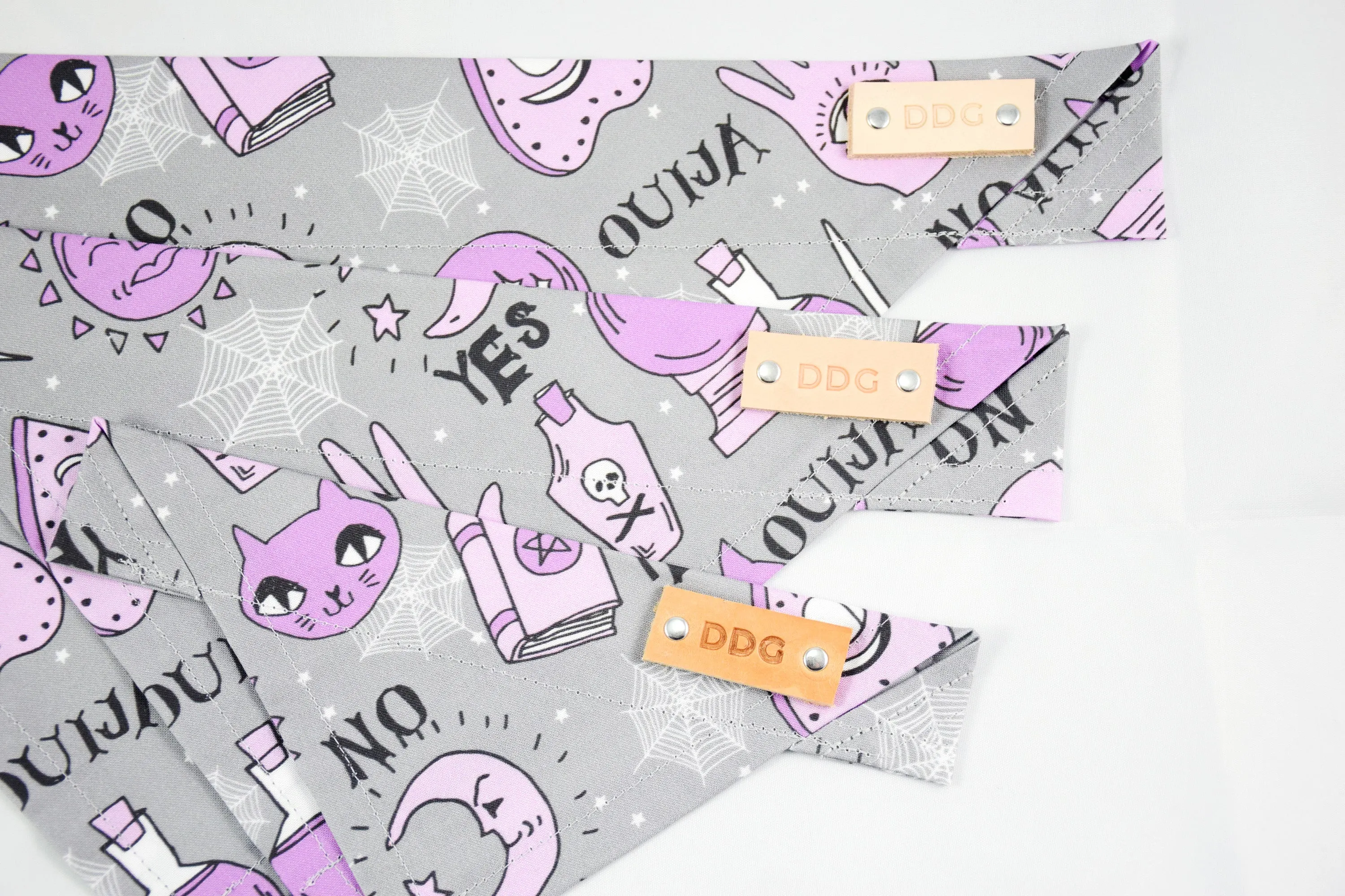 Dog Bandana - Seance Halloween Cotton Dog Scarf