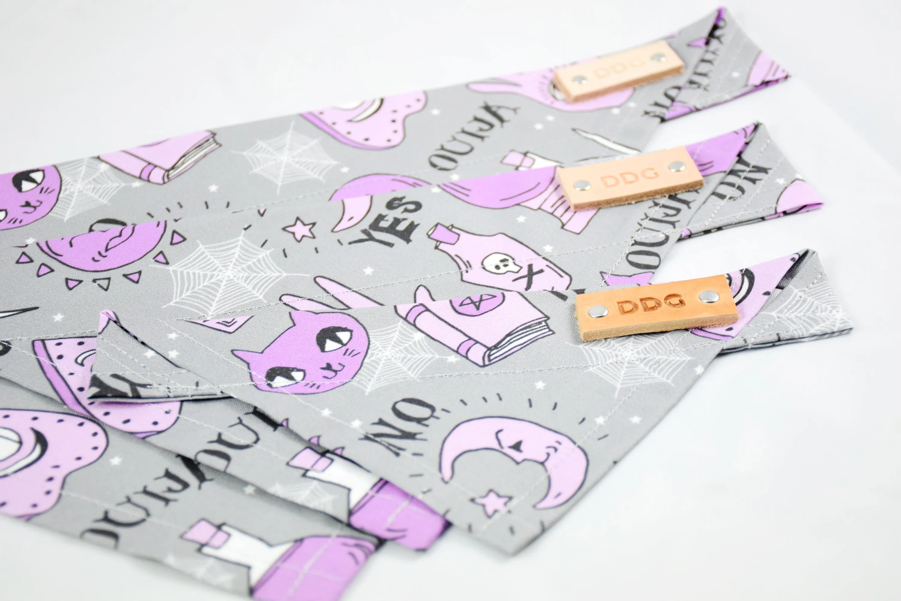 Dog Bandana - Seance Halloween Cotton Dog Scarf