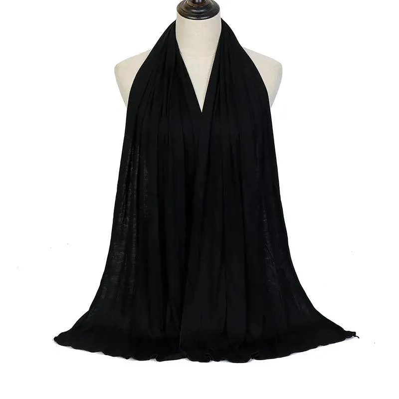Elegant Broadcloth Hijab Shawl for Muslim  Women