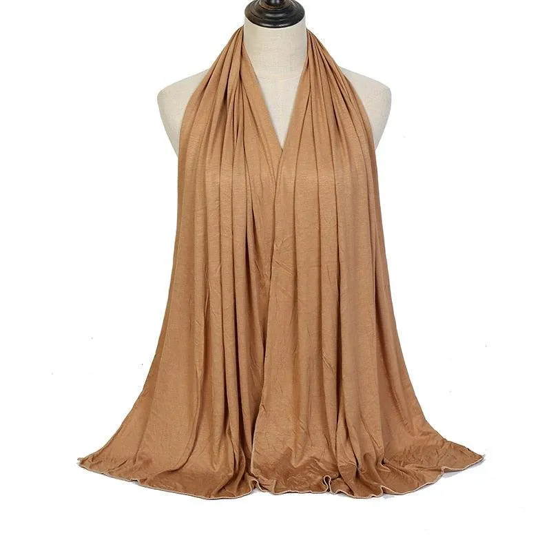 Elegant Broadcloth Hijab Shawl for Muslim  Women