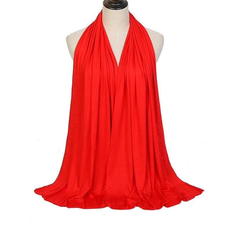 Elegant Broadcloth Hijab Shawl for Muslim  Women