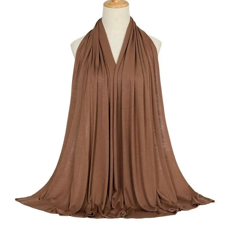 Elegant Broadcloth Hijab Shawl for Muslim  Women