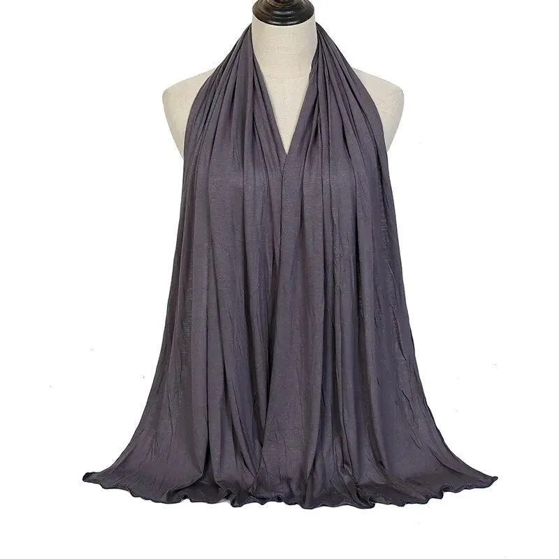 Elegant Broadcloth Hijab Shawl for Muslim  Women