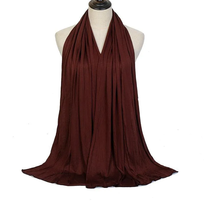 Elegant Broadcloth Hijab Shawl for Muslim  Women