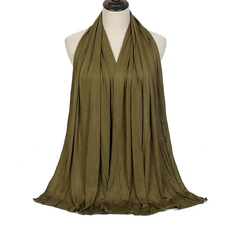 Elegant Broadcloth Hijab Shawl for Muslim  Women
