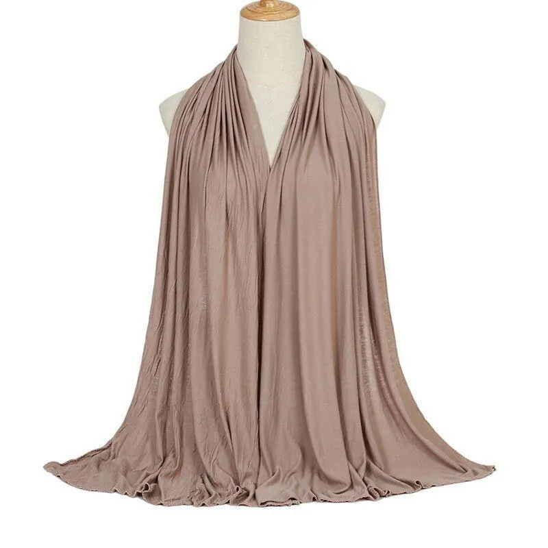 Elegant Broadcloth Hijab Shawl for Muslim  Women