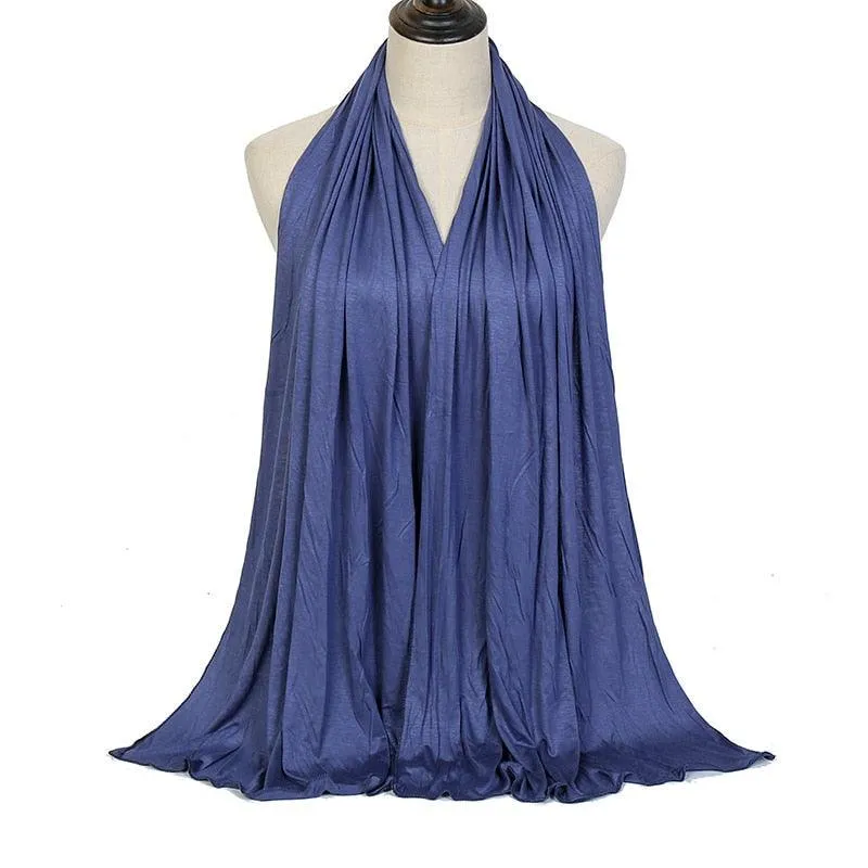 Elegant Broadcloth Hijab Shawl for Muslim  Women