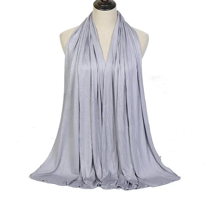 Elegant Broadcloth Hijab Shawl for Muslim  Women