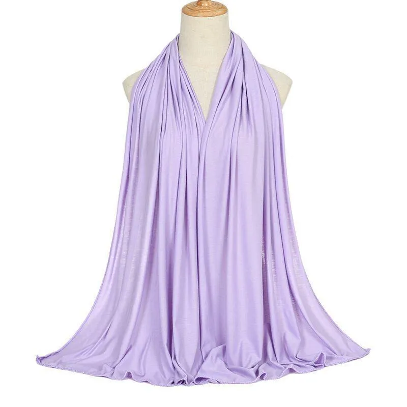 Elegant Broadcloth Hijab Shawl for Muslim  Women