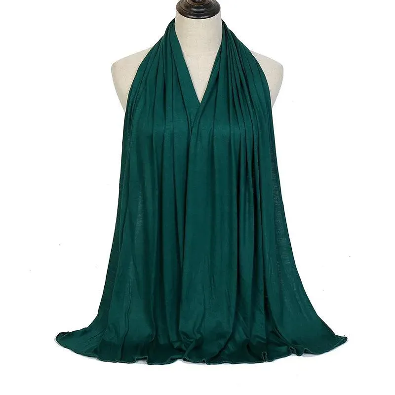 Elegant Broadcloth Hijab Shawl for Muslim  Women