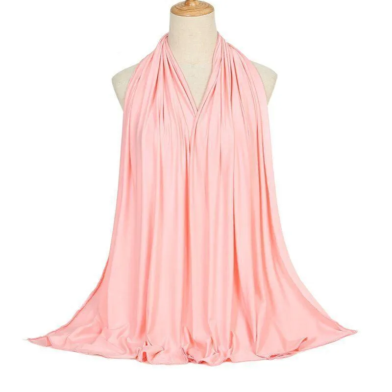 Elegant Broadcloth Hijab Shawl for Muslim  Women