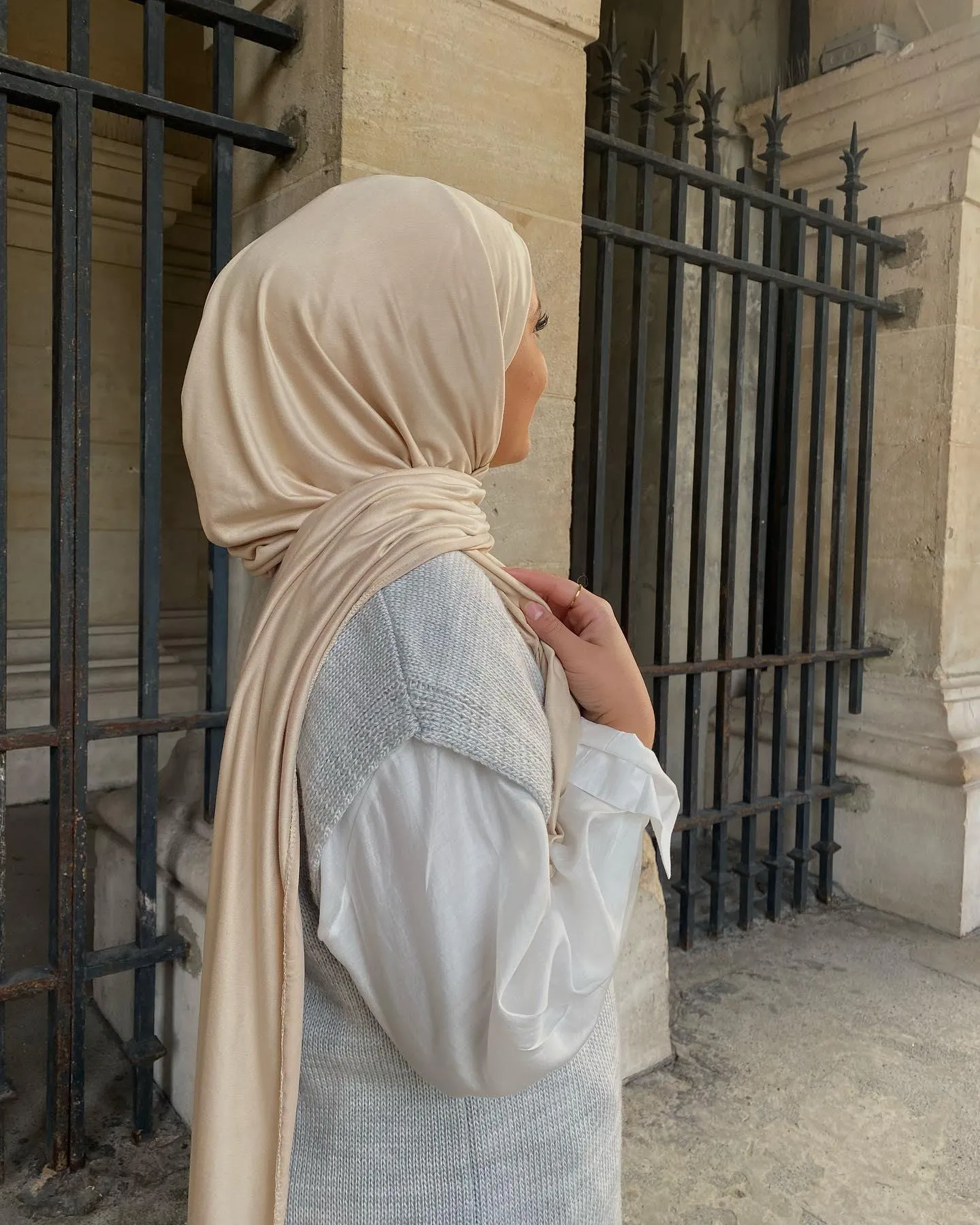 Elegant Broadcloth Hijab Shawl for Muslim  Women