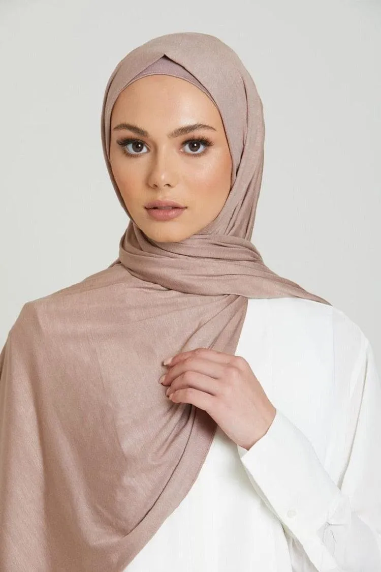 Elegant Broadcloth Hijab Shawl for Muslim  Women