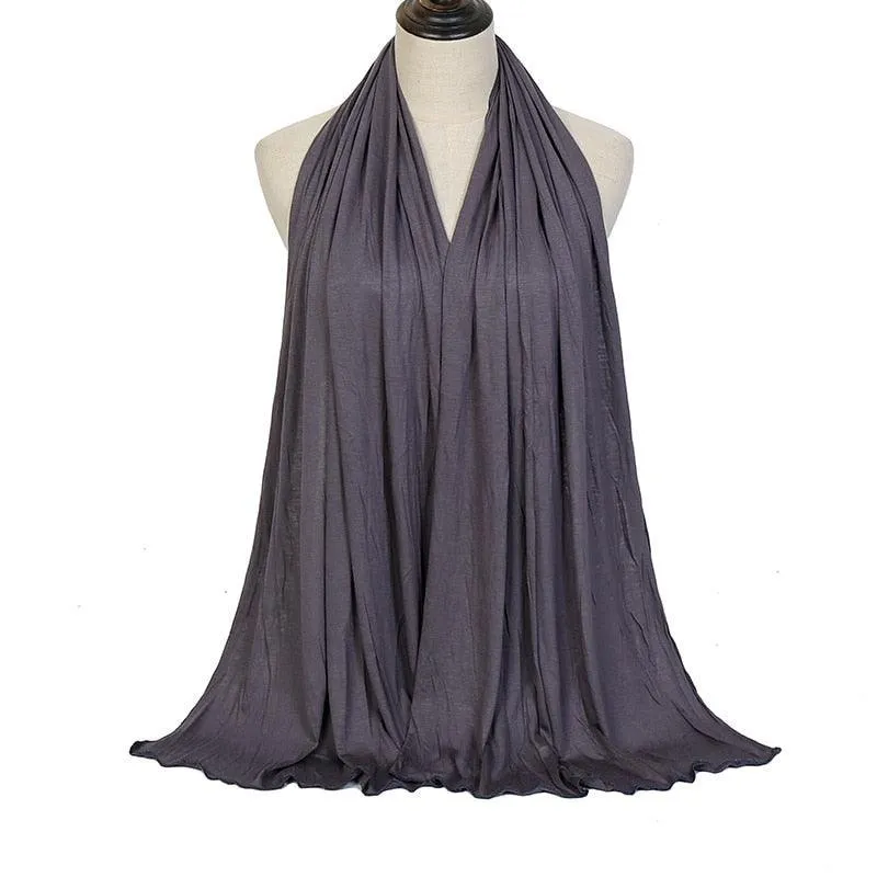 Elegant Broadcloth Hijab Shawl for Muslim  Women