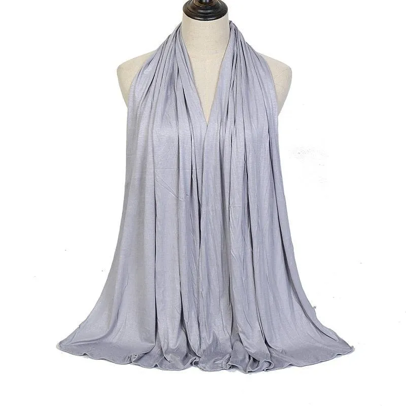 Elegant Broadcloth Hijab Shawl for Muslim  Women