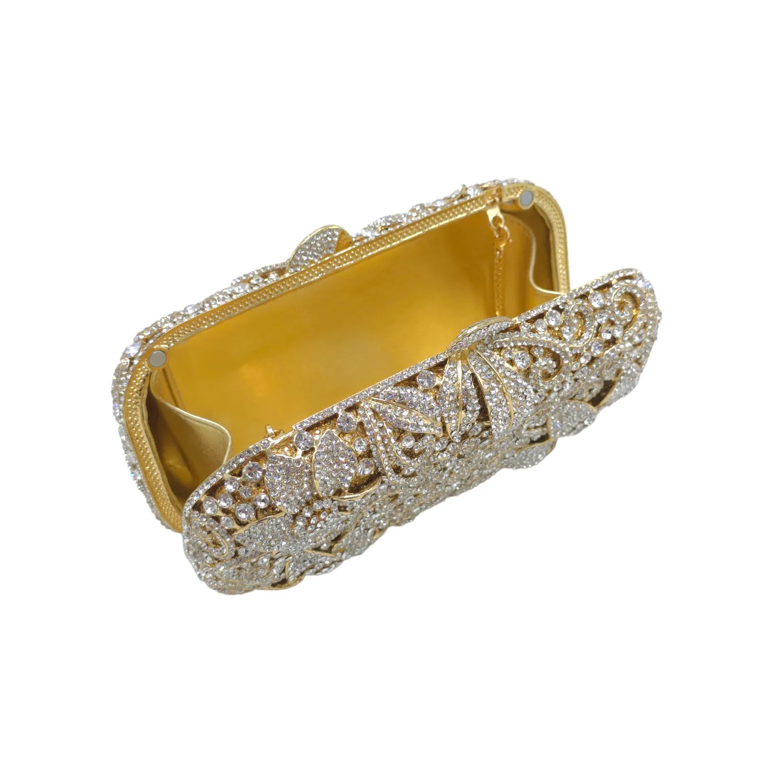 Elegant Floral Bridal Clutch