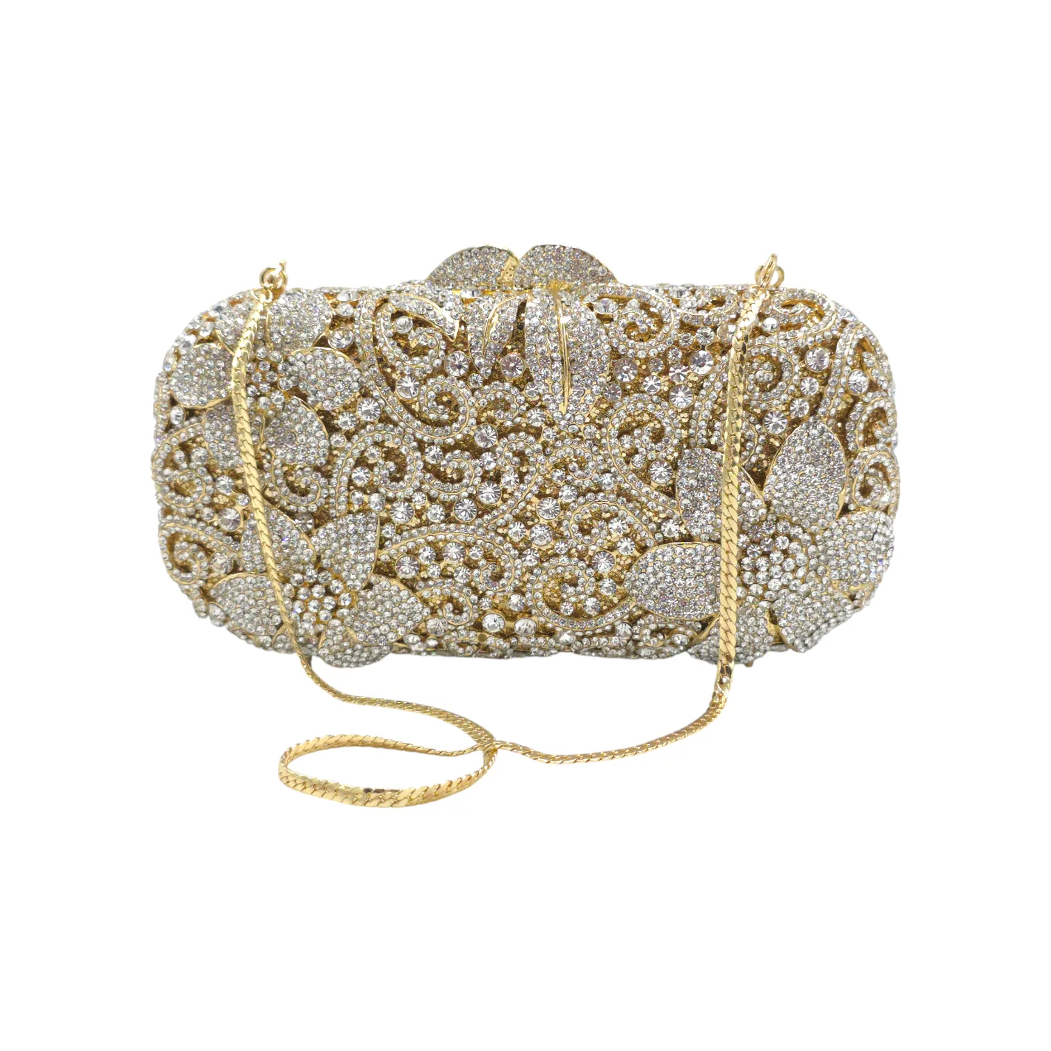 Elegant Floral Bridal Clutch