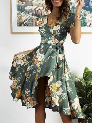 Elegant Jamila Dress - Green