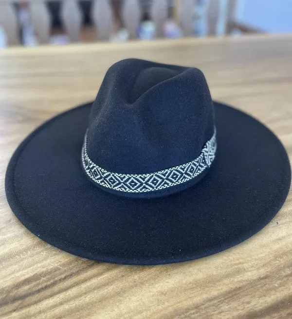 Felt Wide Brim Hat (DS)