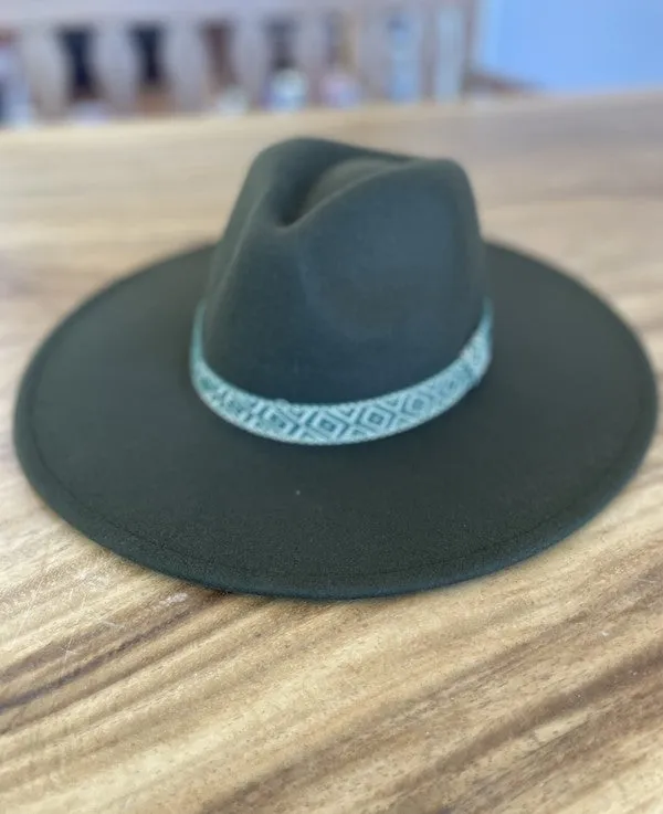 Felt Wide Brim Hat (DS)